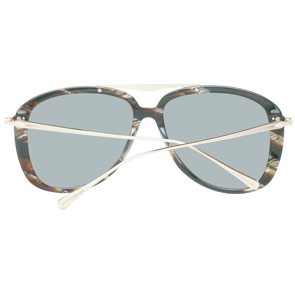 Scotch & Soda Black Men Sunglasses