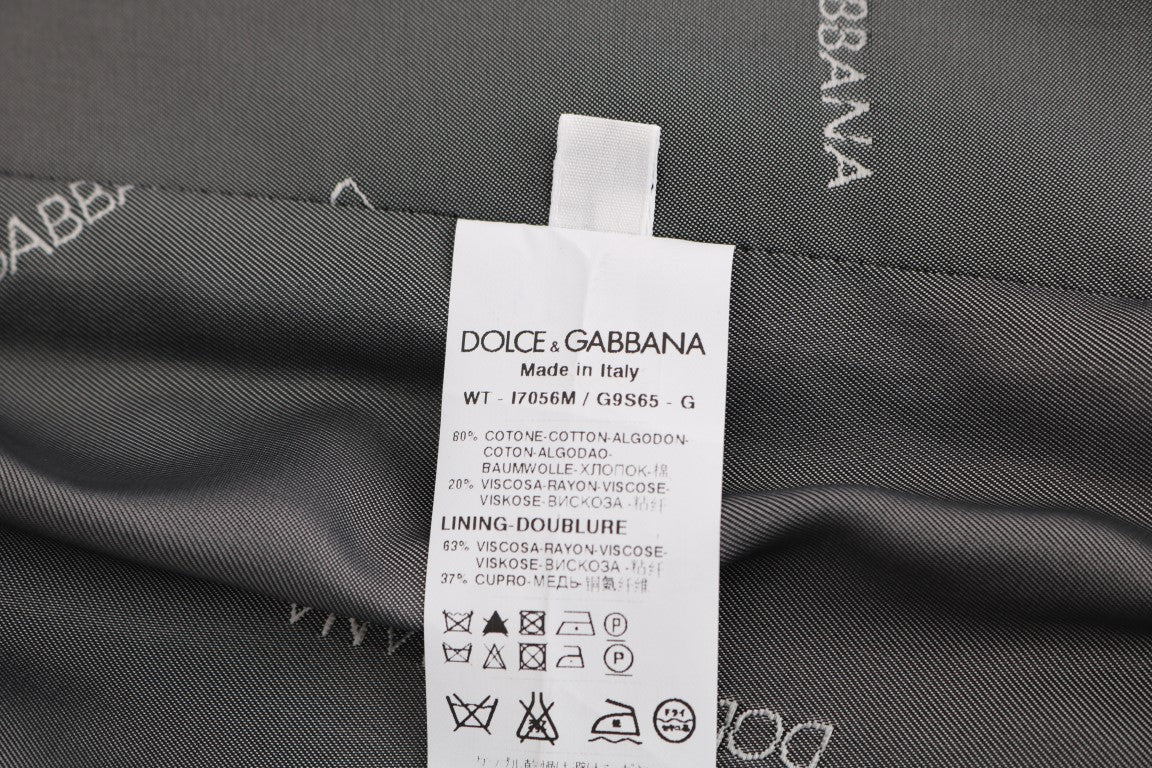 Памучна жилетка Dolce &amp; Gabbana Grey STAFF