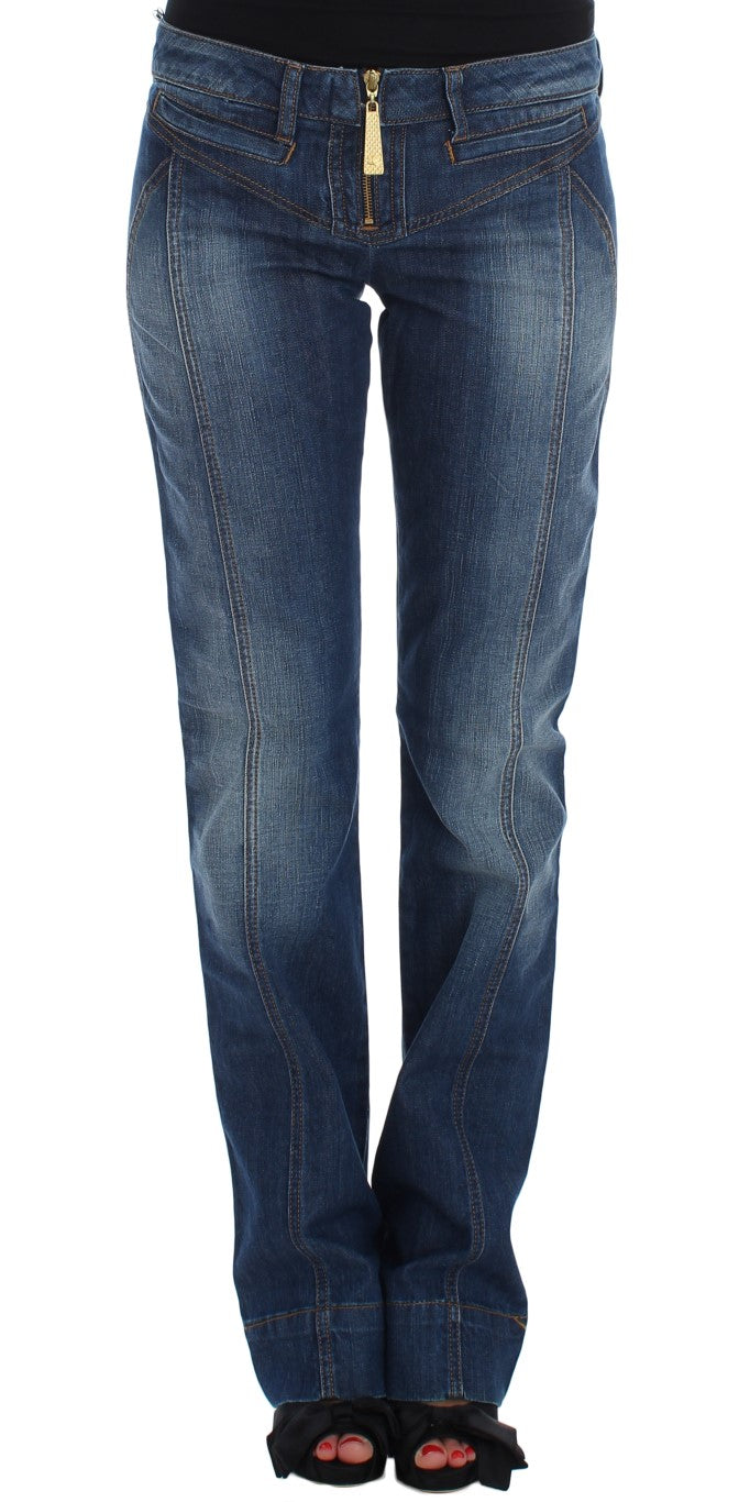 Дънки Cavalli Blue Wash Cotton Stretch Boot Cut