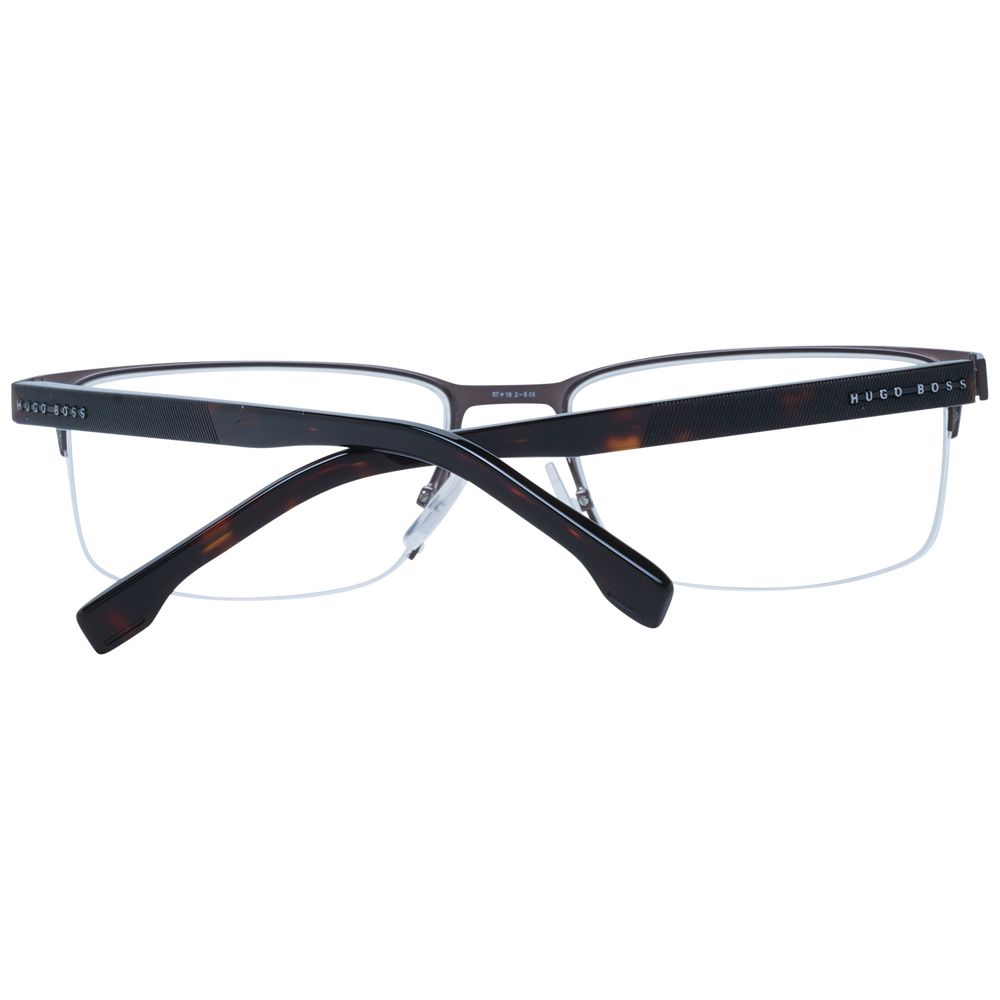 Hugo Boss Brown Men Optical Frames