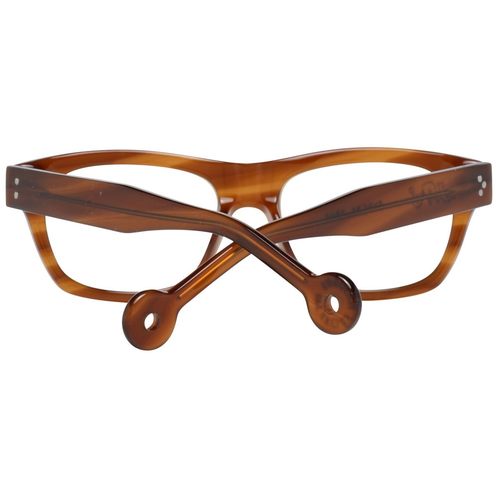 Hally & Son Brown Unisex Optical Frames