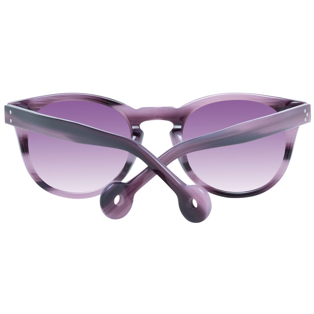 Hally & Son Purple Unisex Sunglasses