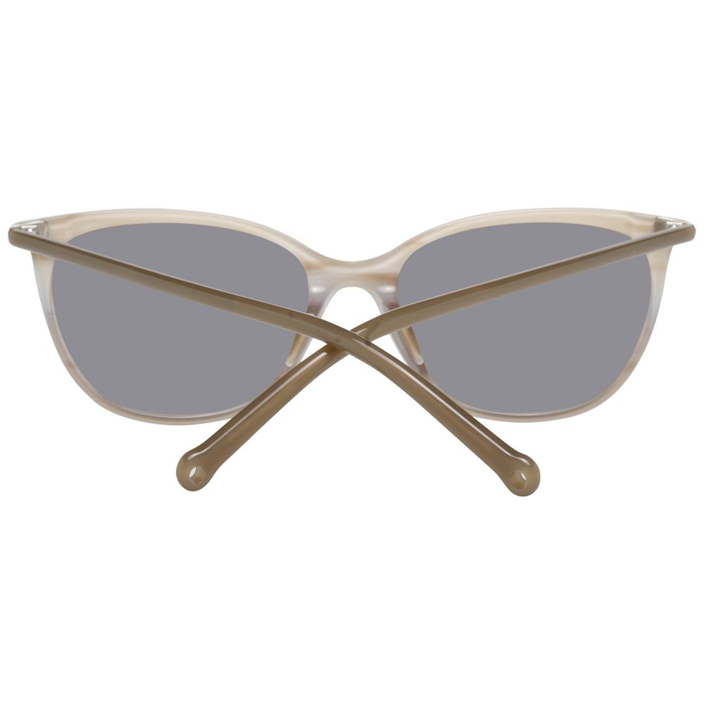 Hally & Son Brown Unisex Sunglasses