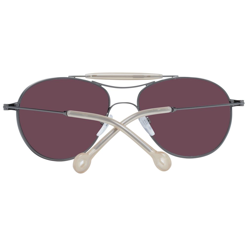 Hally & Son Gray Unisex Sunglasses