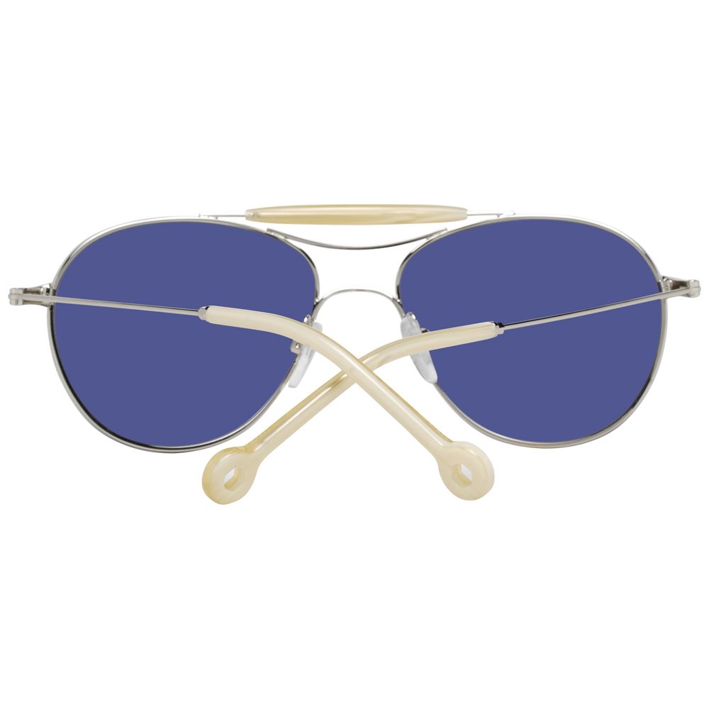 Hally & Son Silver Unisex Sunglasses