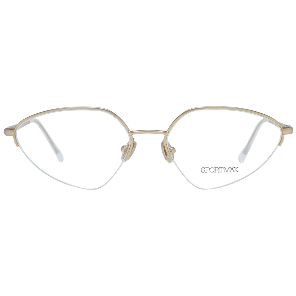 Sportmax Gold Women Optical Frames