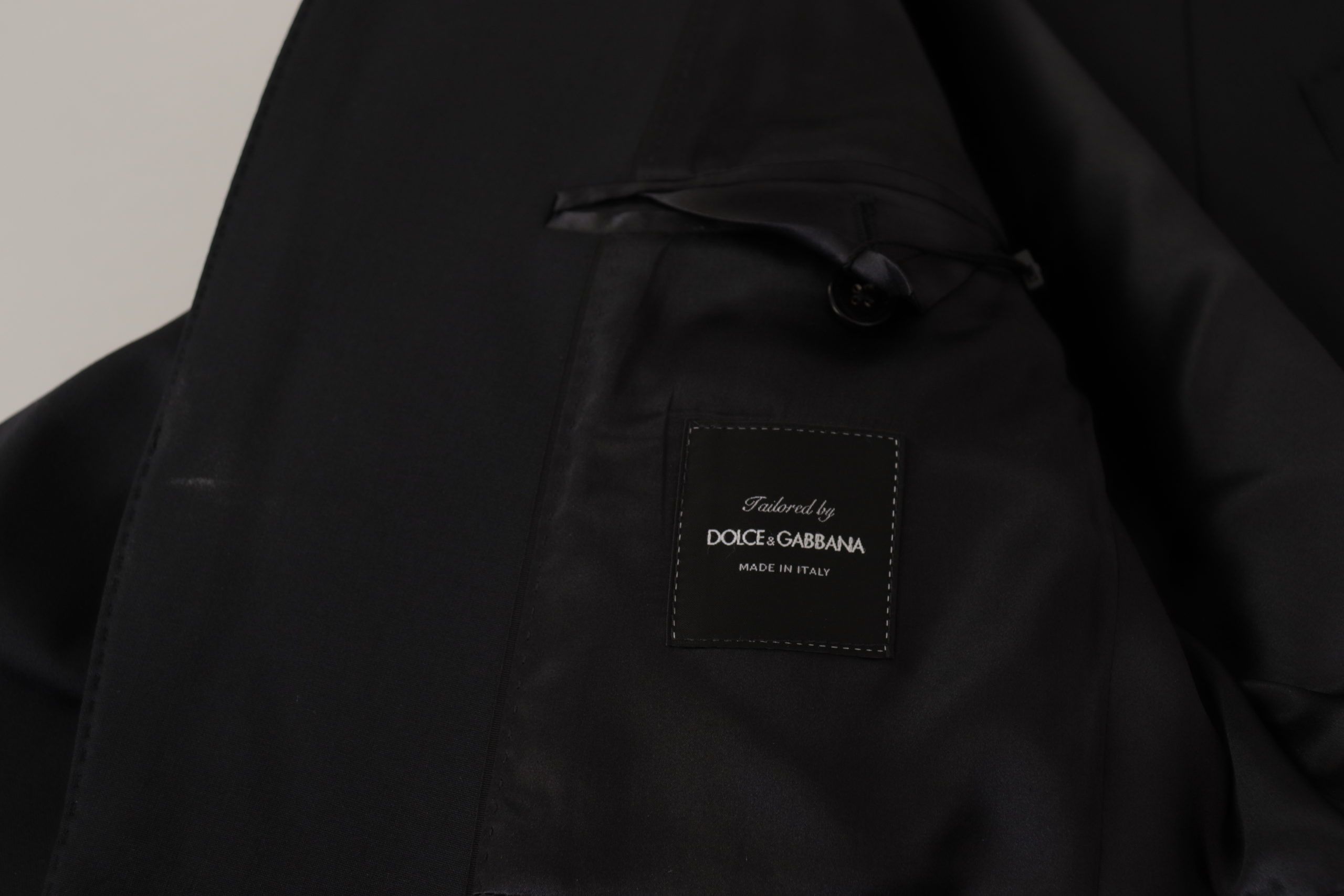Dolce &amp; Gabbana черно вълнено едноредно палто мъжки блейзър