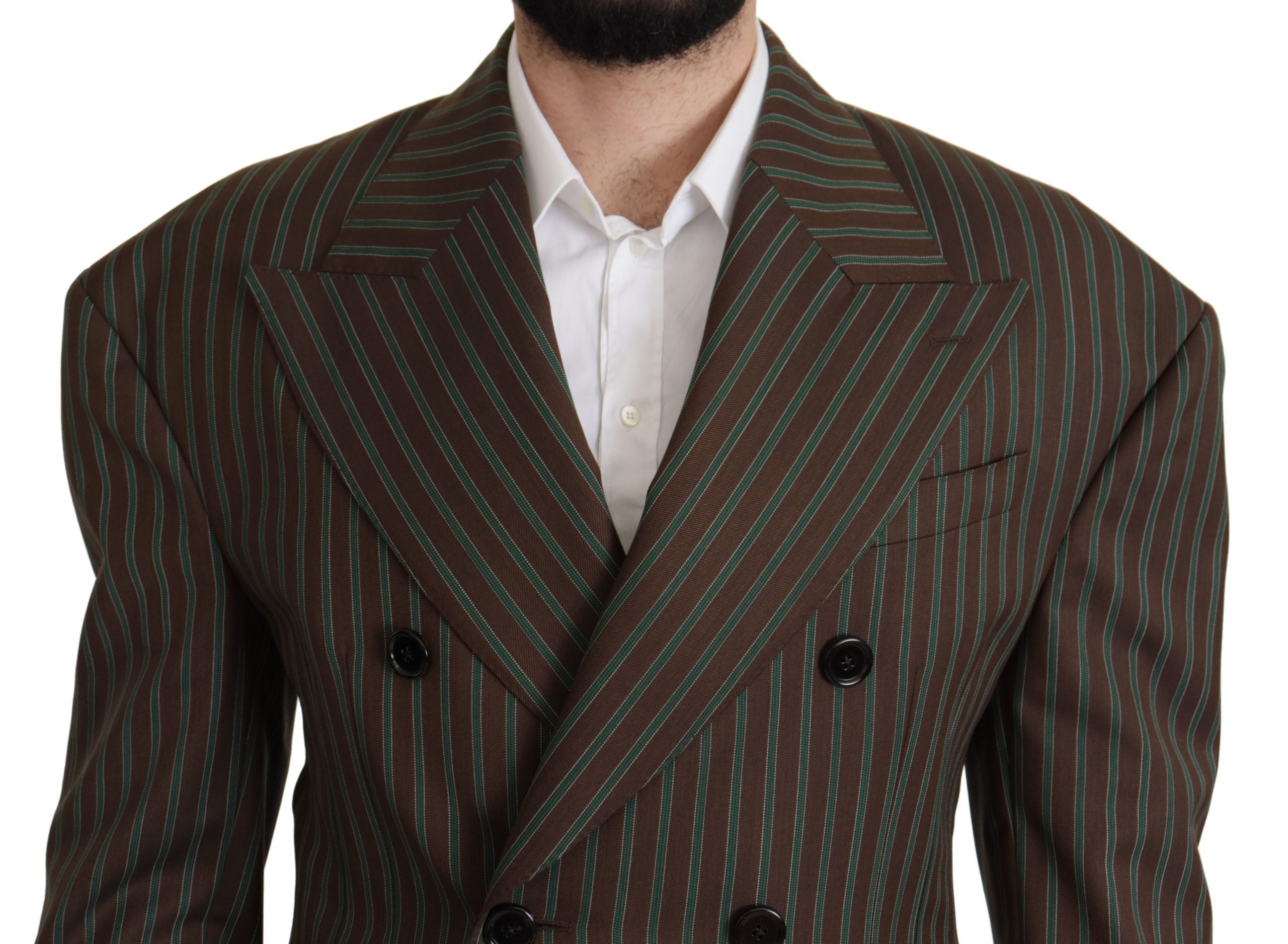 Двуредно сако с многоцветни ивици Dolce &amp; Gabbana
