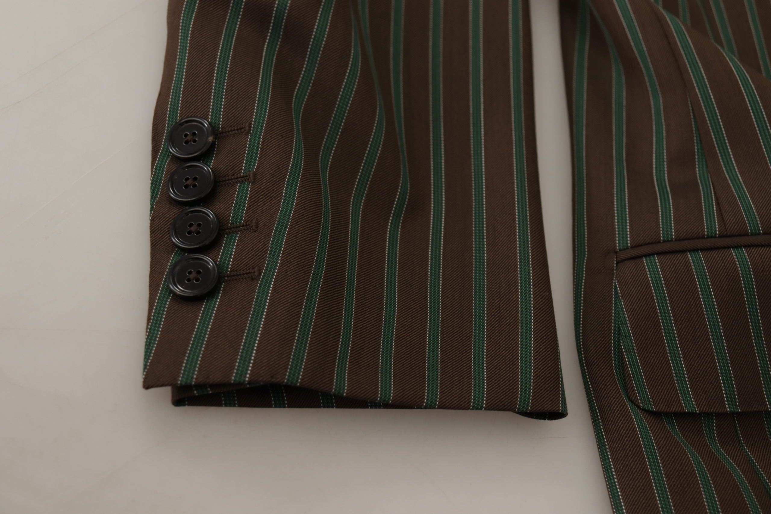Двуредно сако с многоцветни ивици Dolce &amp; Gabbana