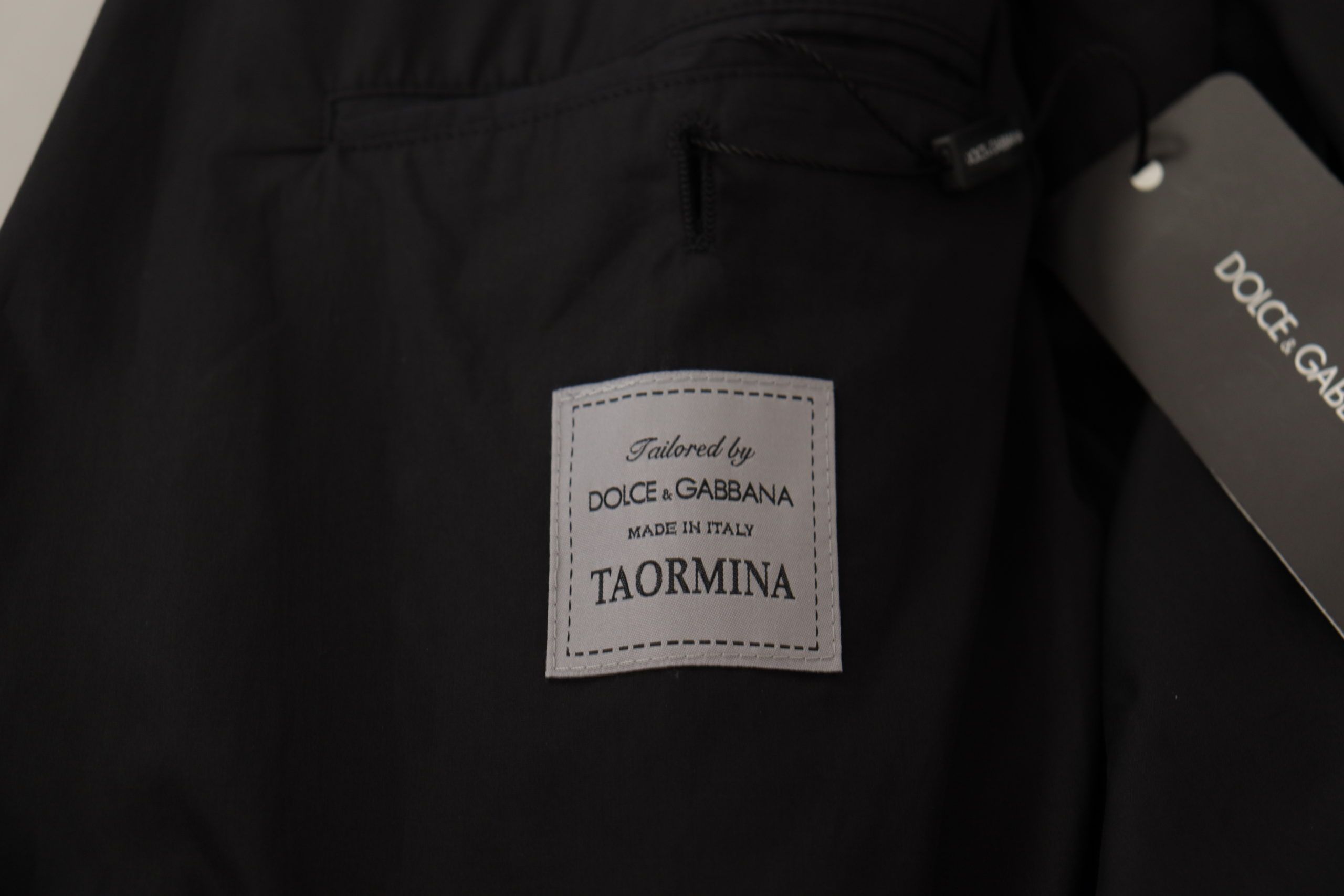 Черно едноредно блейзър TAORMINA Dolce &amp; Gabbana