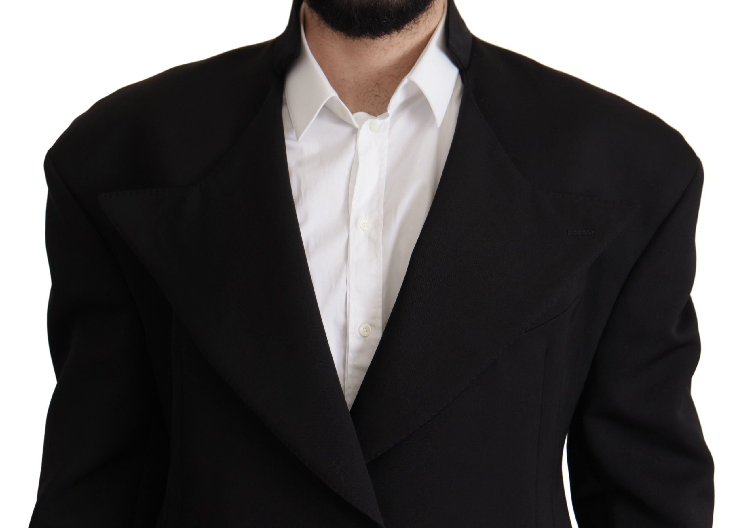 Dolce &amp; Gabbana Черен вълнен блейзър с едноредно сако