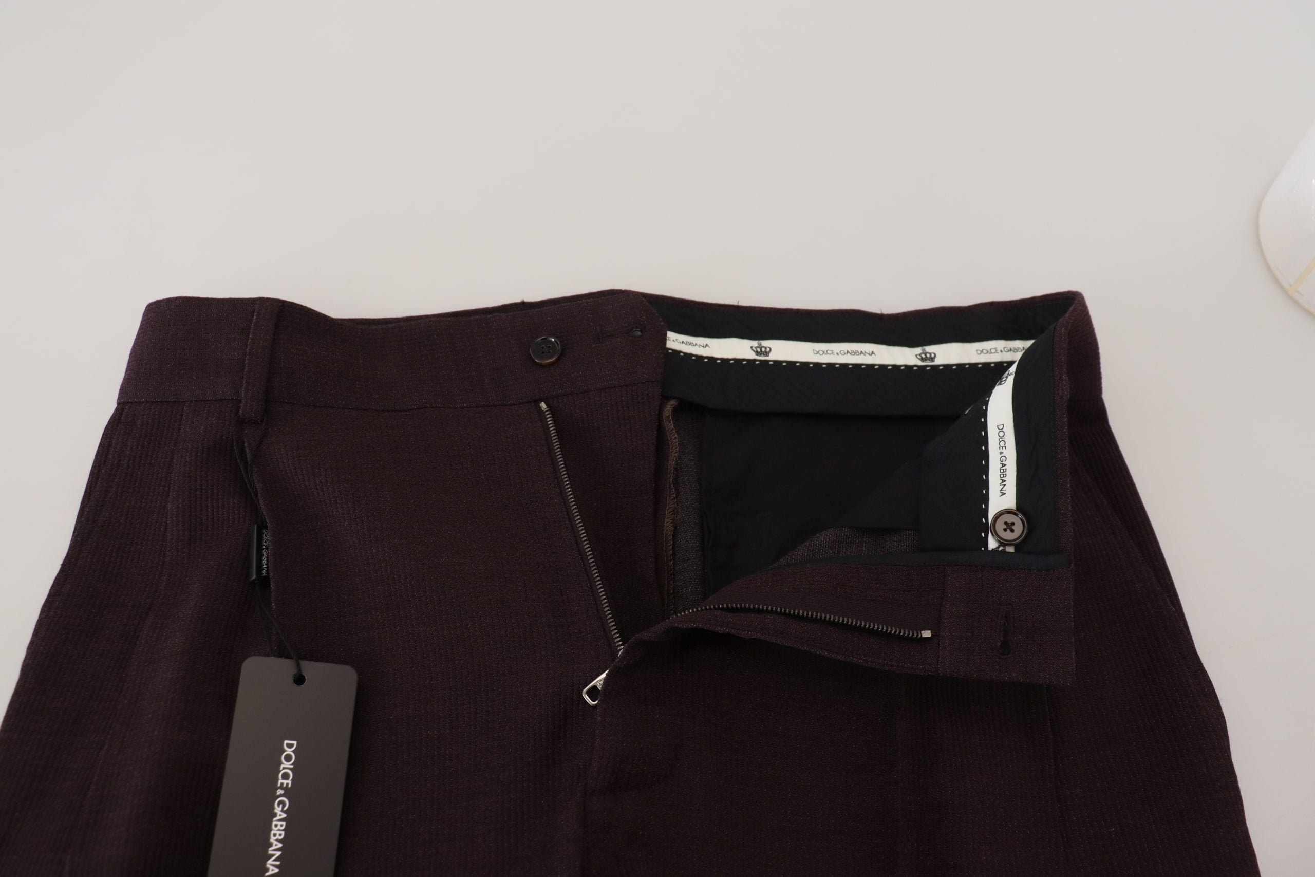 Dolce &amp; Gabbana Кафяв памучен мъжки панталон Chino