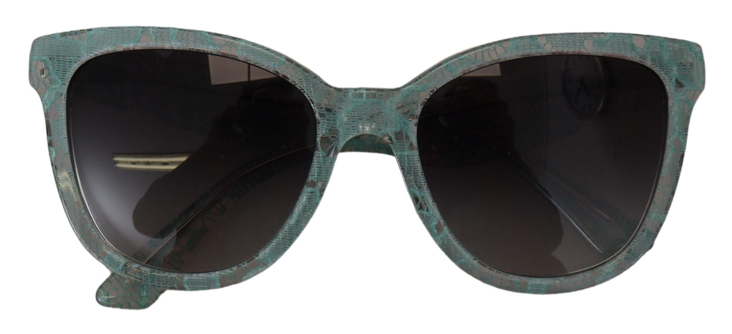 Dolce &amp; Gabbana Blue Lace Acetate Crystal Round DG4190 Слънчеви очила