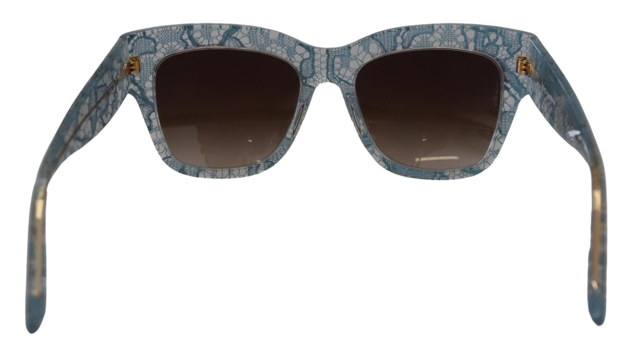 Dolce &amp; Gabbana Blue Lace Acetate Crystal Butterfly DG4231 Слънчеви очила