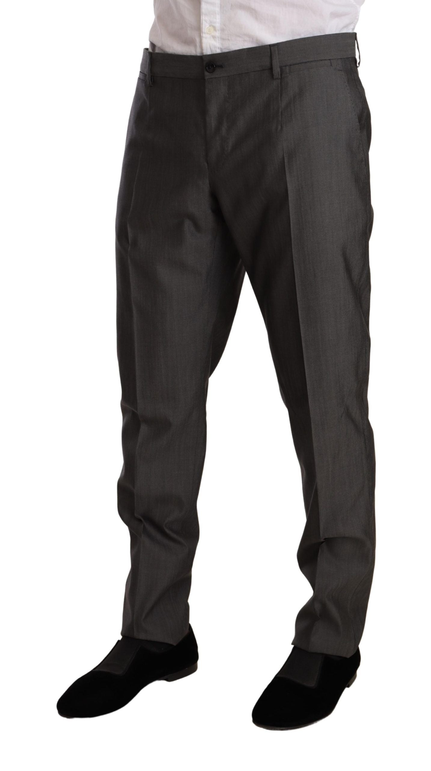 Dolce &amp; Gabbana Сив метален костюм MARTINI Slim Fit