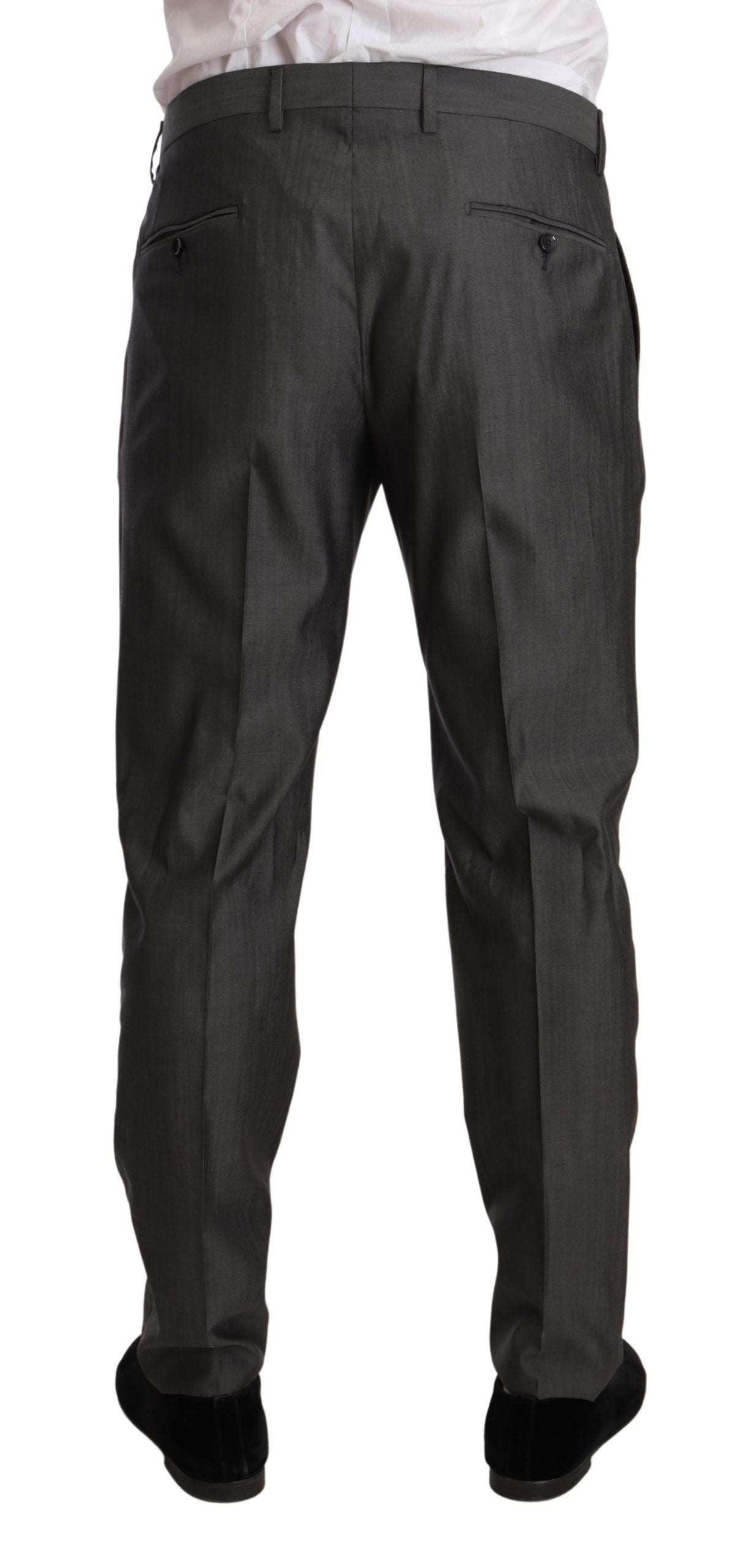 Dolce &amp; Gabbana Сив метален костюм MARTINI Slim Fit