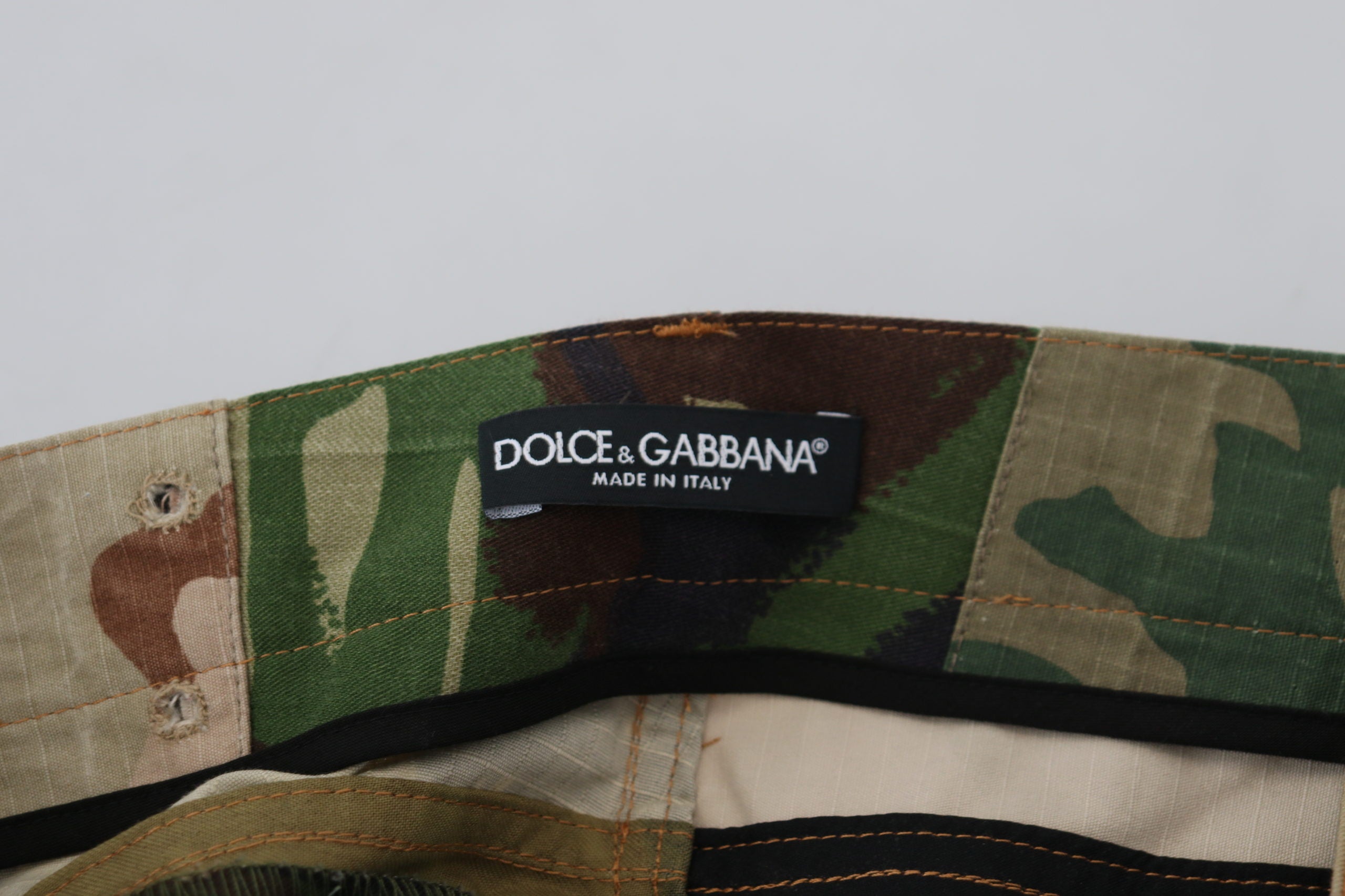 Dolce &amp; Gabbana Многоцветни копринени пачуърк мъжки деним дънки