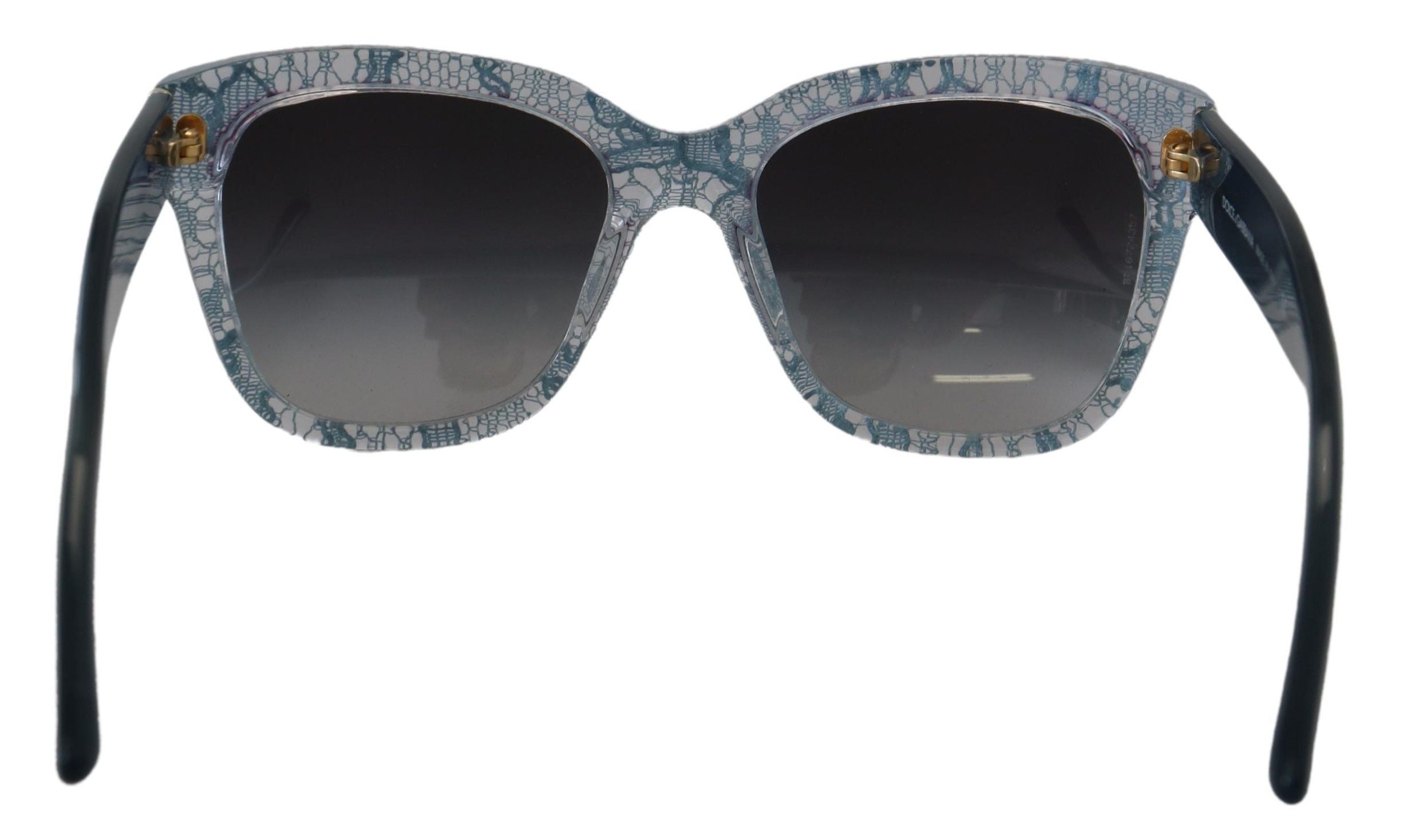 Dolce &amp; Gabbana Blue Lace Acetate Rectangle Shades DG4226 Слънчеви очила