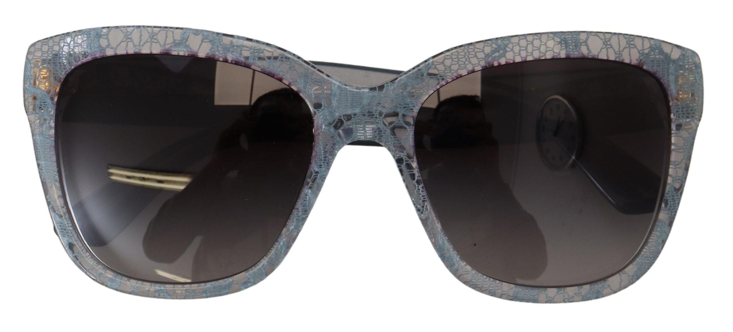 Dolce &amp; Gabbana Blue Lace Acetate Rectangle Shades DG4226 Слънчеви очила