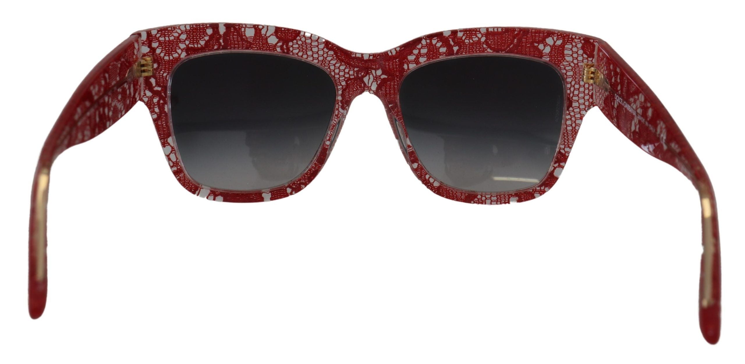Червени дантелени ацетатни правоъгълни сенки Dolce &amp; Gabbana DG4231 Слънчеви очила