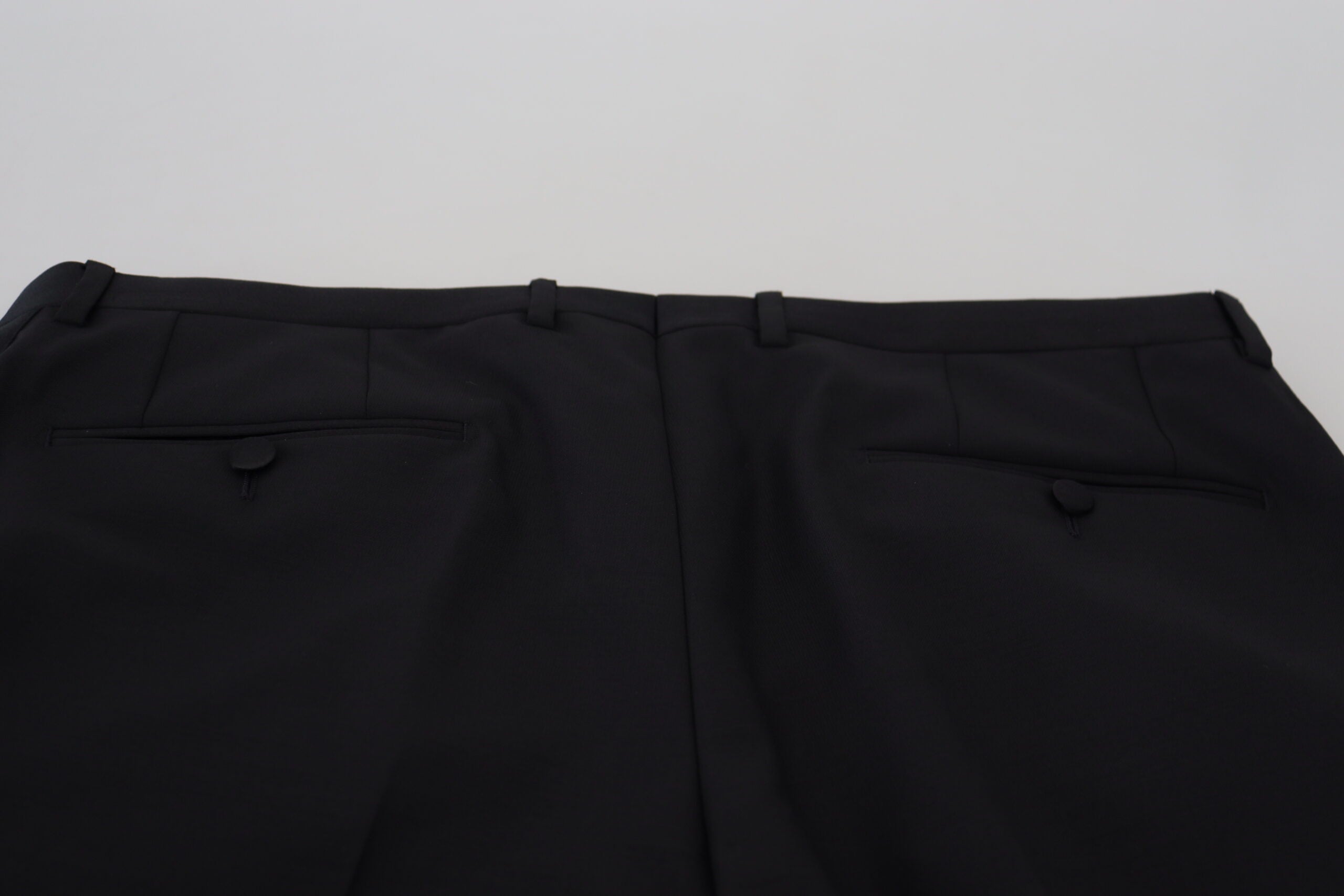 Официален панталон Dolce &amp; Gabbana, черна вълнена рокля чино