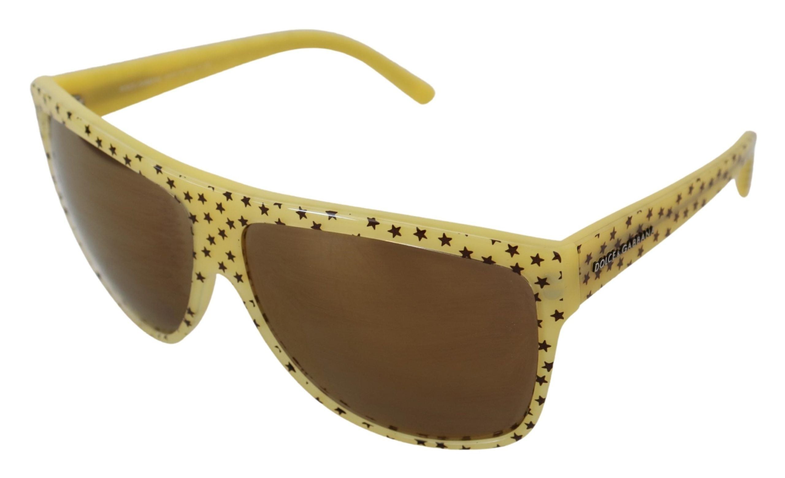 Dolce &amp; Gabbana Yellow Stars Acetate Square Shades DG4125 Слънчеви очила