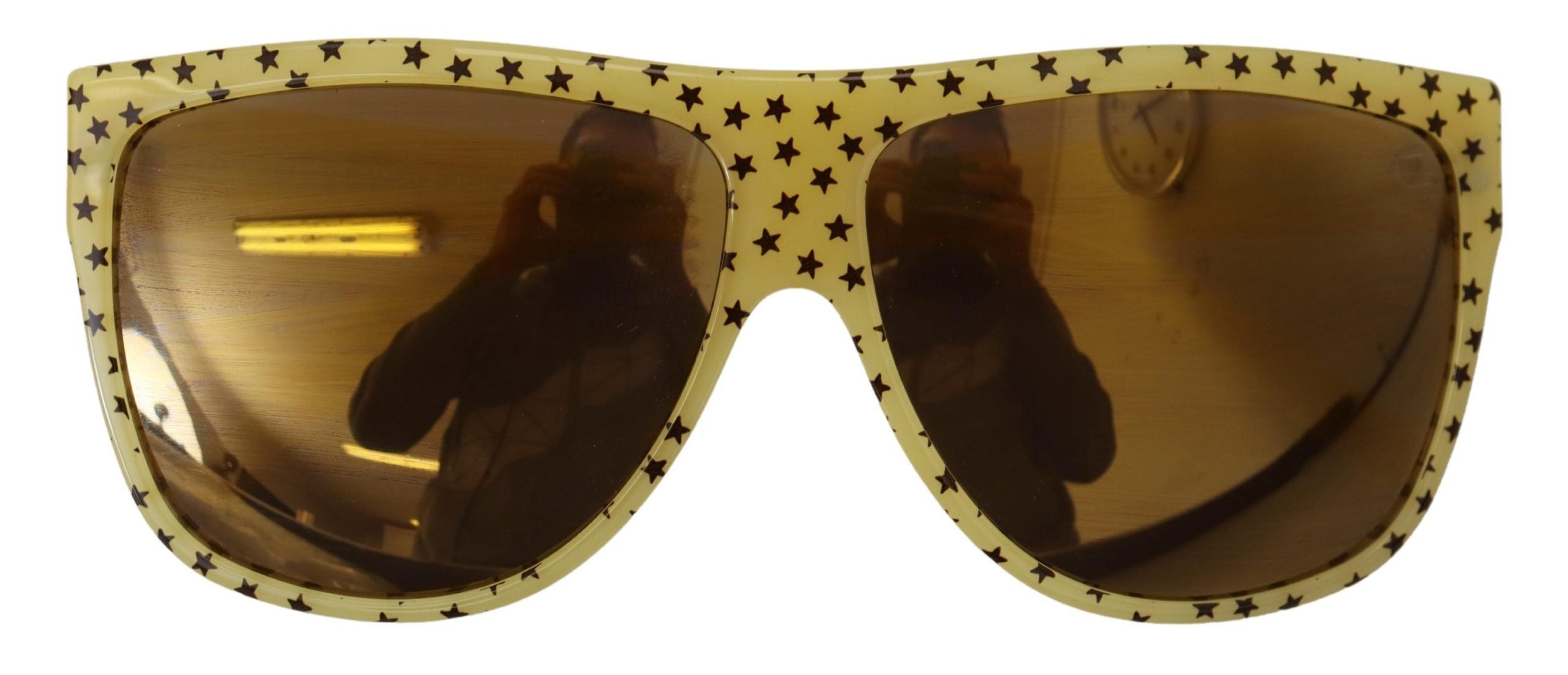 Dolce &amp; Gabbana Yellow Stars Acetate Square Shades DG4125 Слънчеви очила