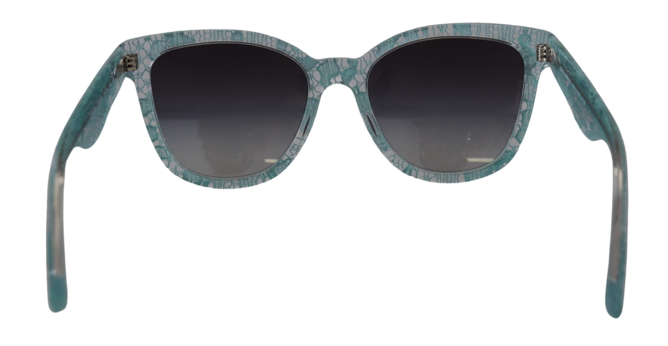 Dolce &amp; Gabbana Blue Lace Crystal Acetate Butterfly DG4190 Слънчеви очила