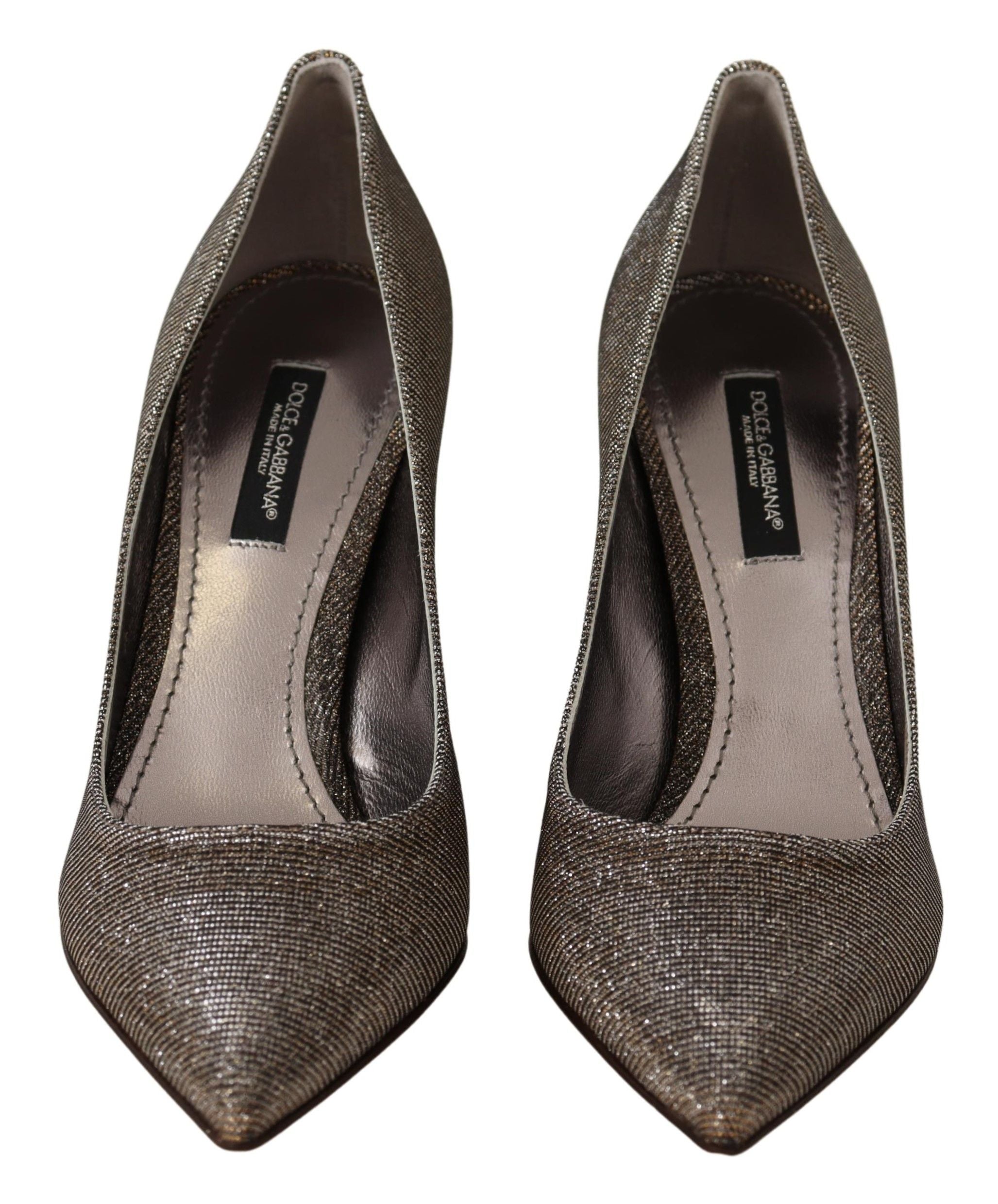 Dolce &amp; Gabbana златни и сребърни обувки с токчета и обувки