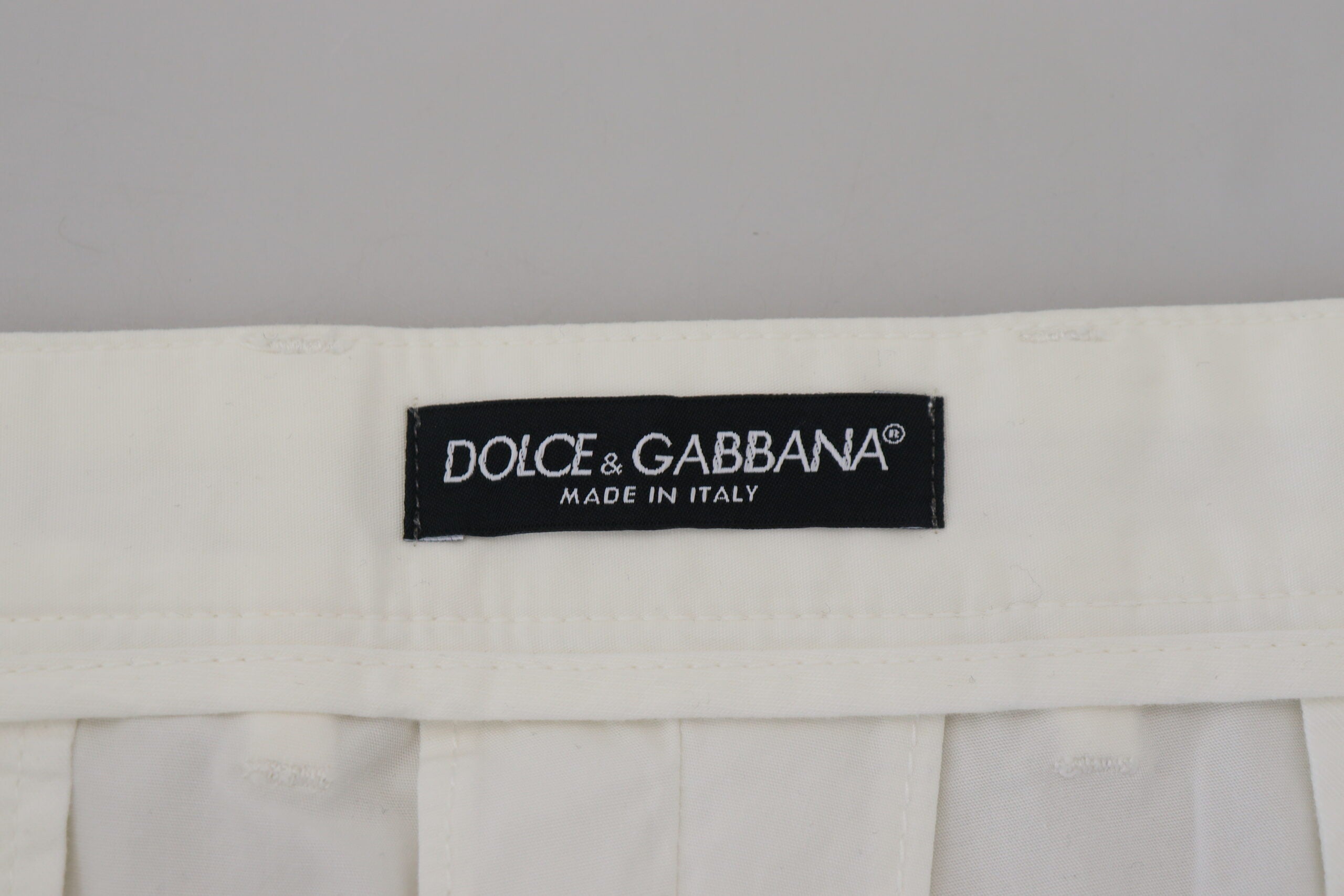 Dolce &amp; Gabbana, бяла памучна рокля, официални мъжки панталони