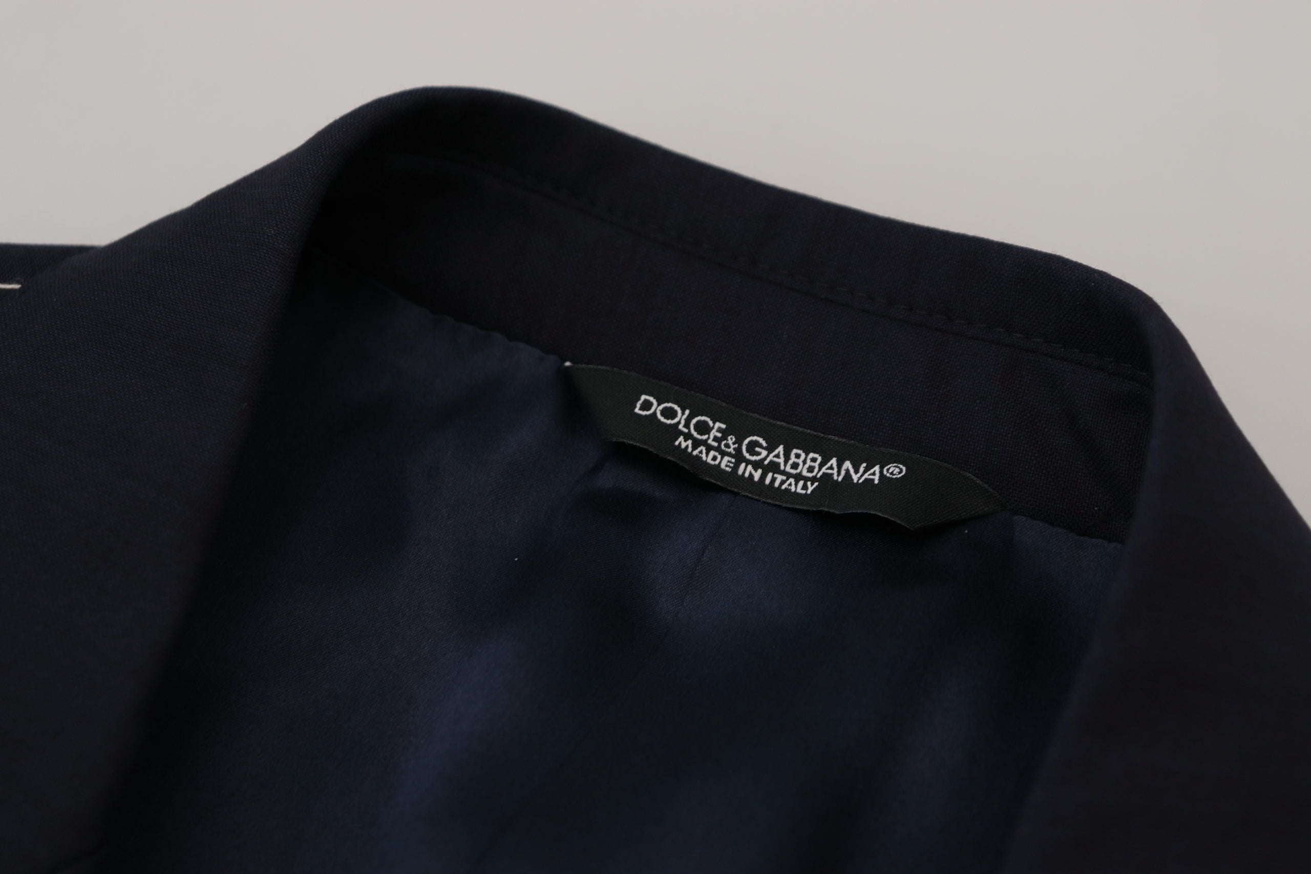 Dolce &amp; Gabbana Черен вълнен блейзър с едноредово палто