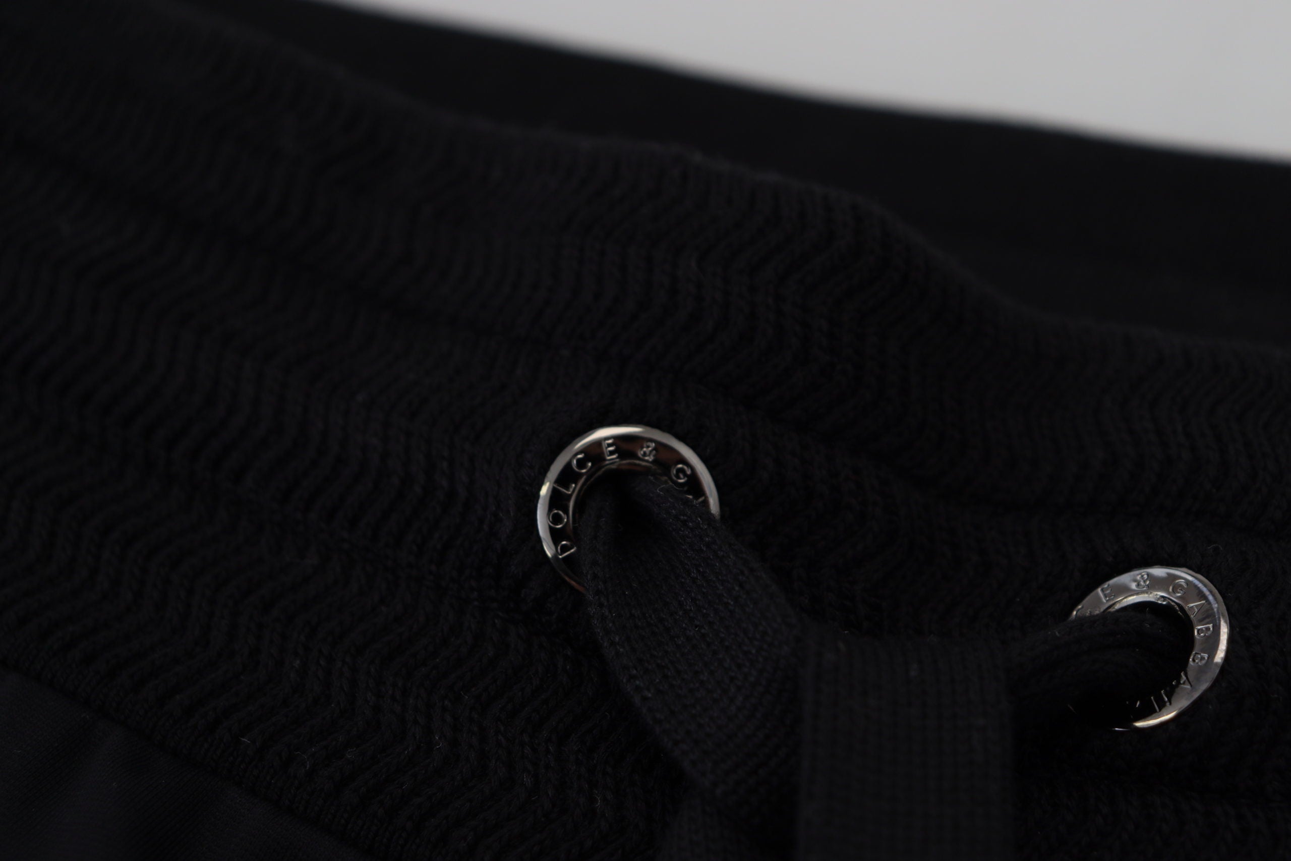 Dolce & Gabbana Chic Black Cotton Designer Trousers