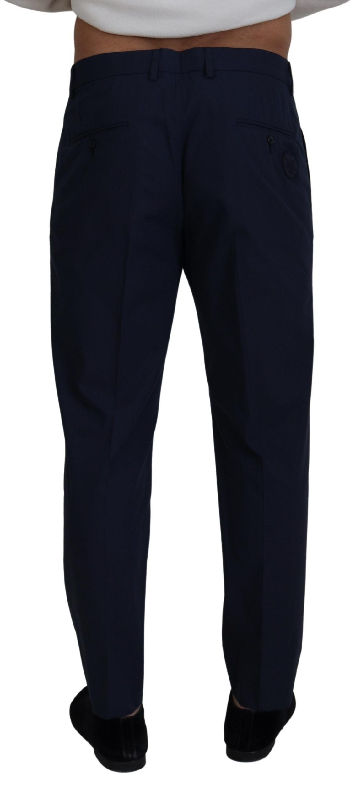 Dolce & Gabbana Chic Slim Fit Chinos in Blue