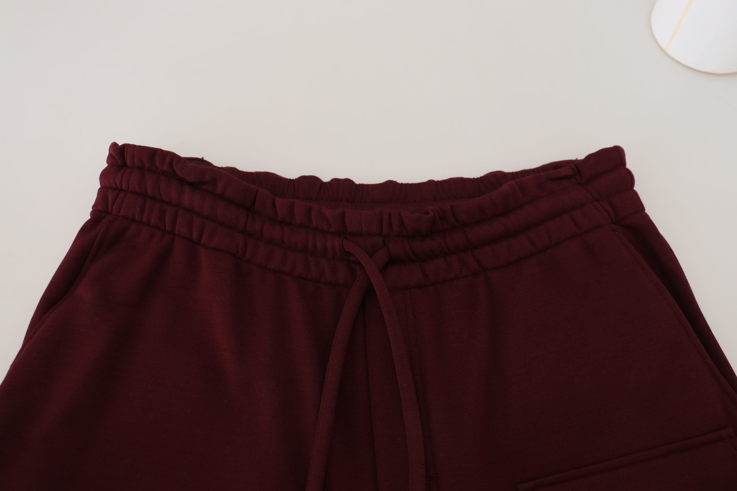 Dolce &amp; Gabbana Maroon Bermuda Cargo мъжки шорти