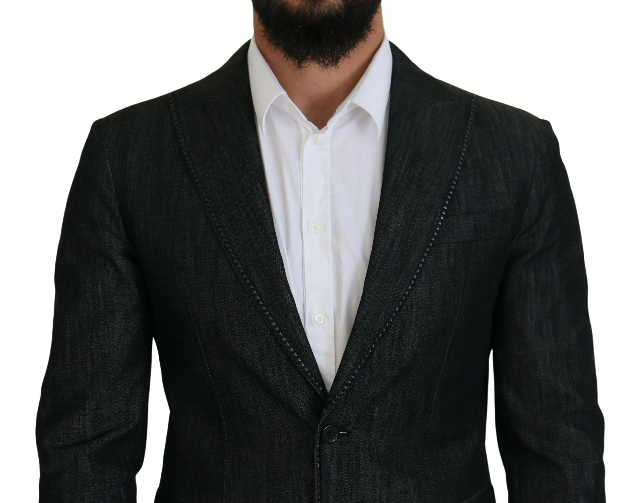 Dsquared² Black Cotton Single Breasted 2 Piece MIAMI Suit