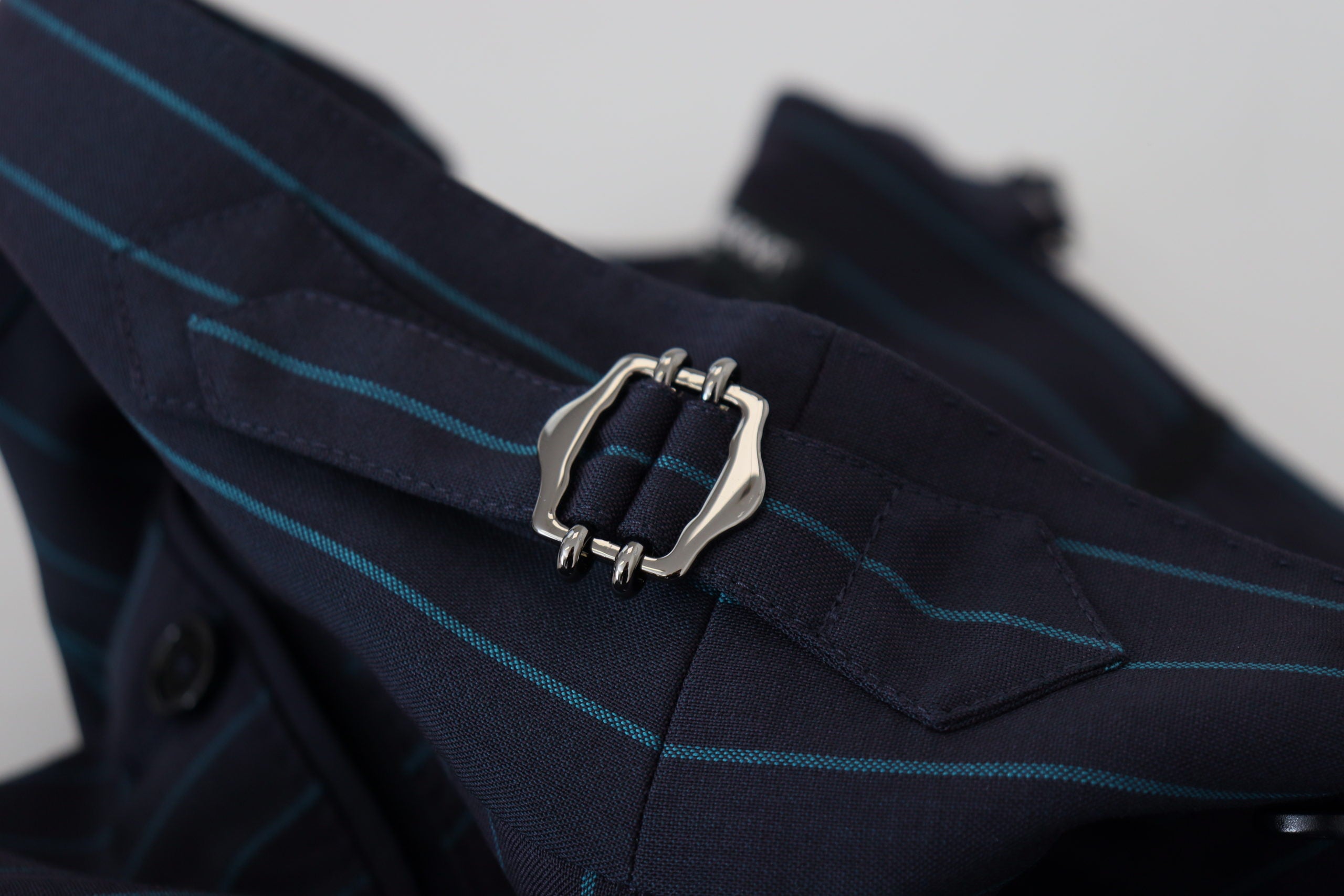 Dolce &amp; Gabbana Мъжки официални панталони със сини райета