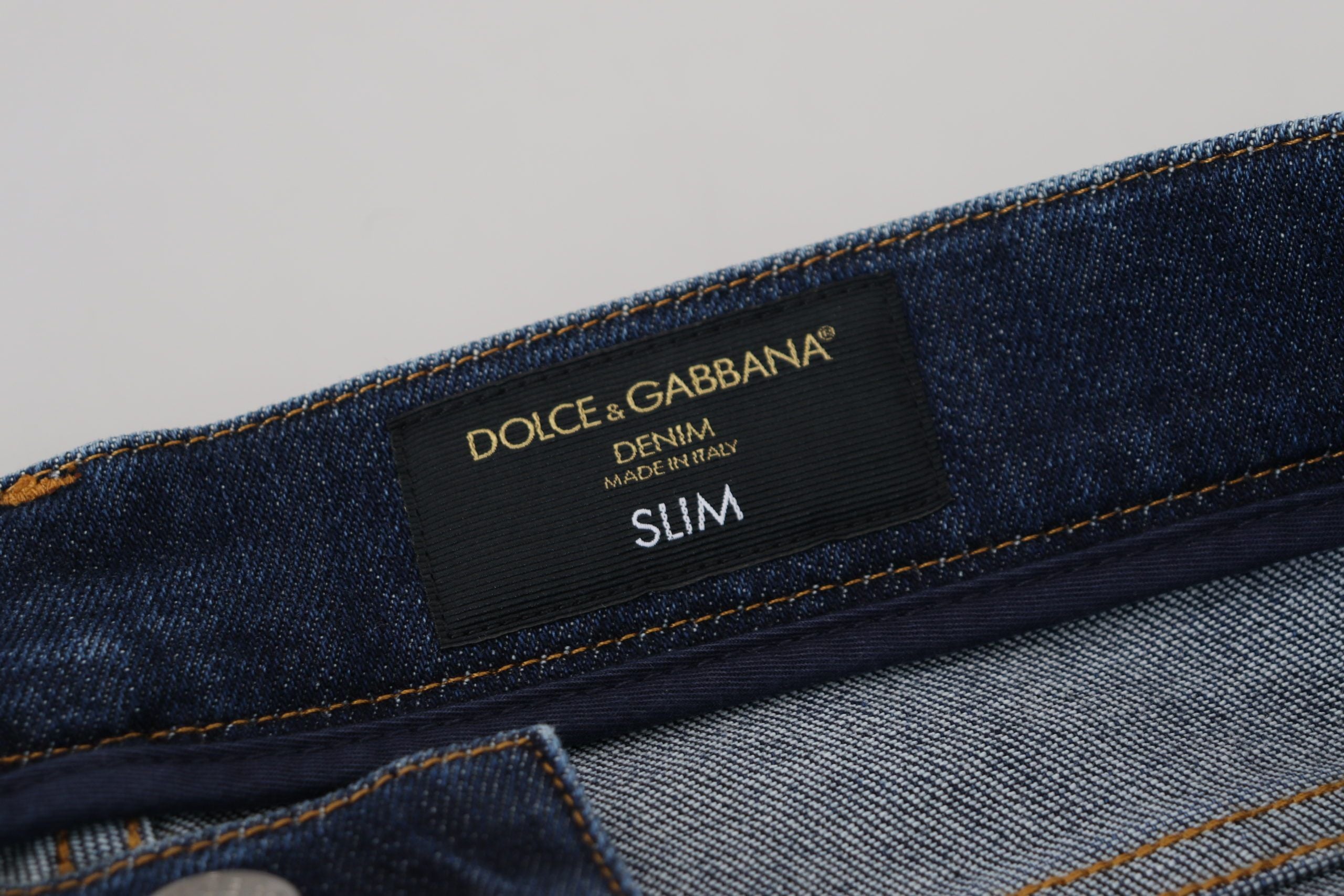 Dolce & Gabbana Chic Slim Fit Italian Denim Sensation