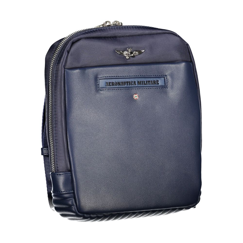 Aeronautica Militare Sleek Sky Blue Shoulder Bag for Men