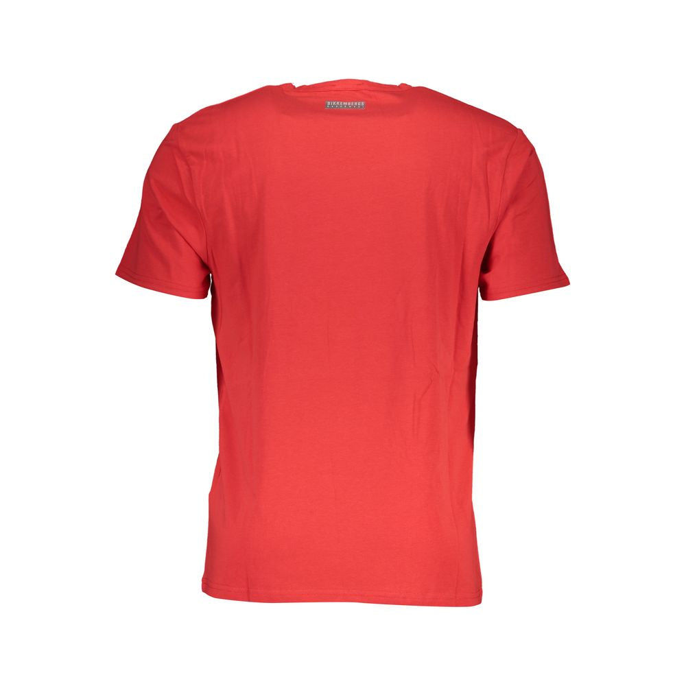 Bikkembergs Red Cotton T-Shirt