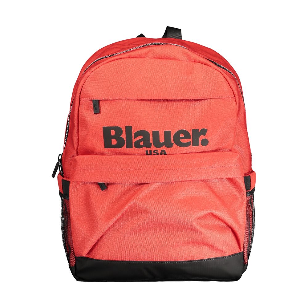 Blauer Red Polyester Backpack