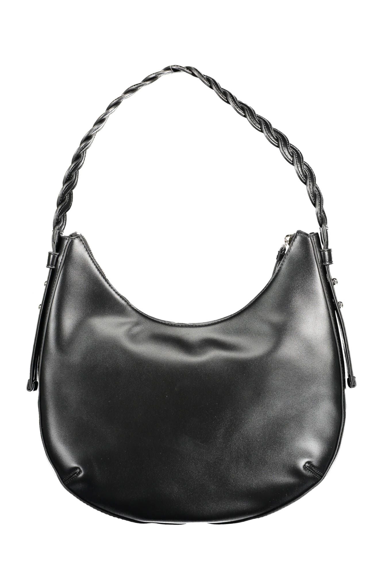 BYBLOS Chic Contrasting Detail Black Shoulder Bag