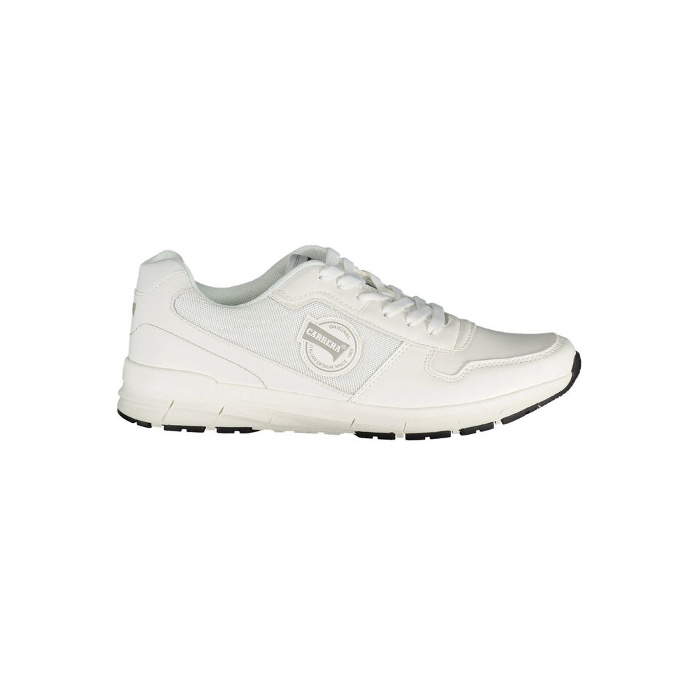 Carrera White Polyester Sneaker