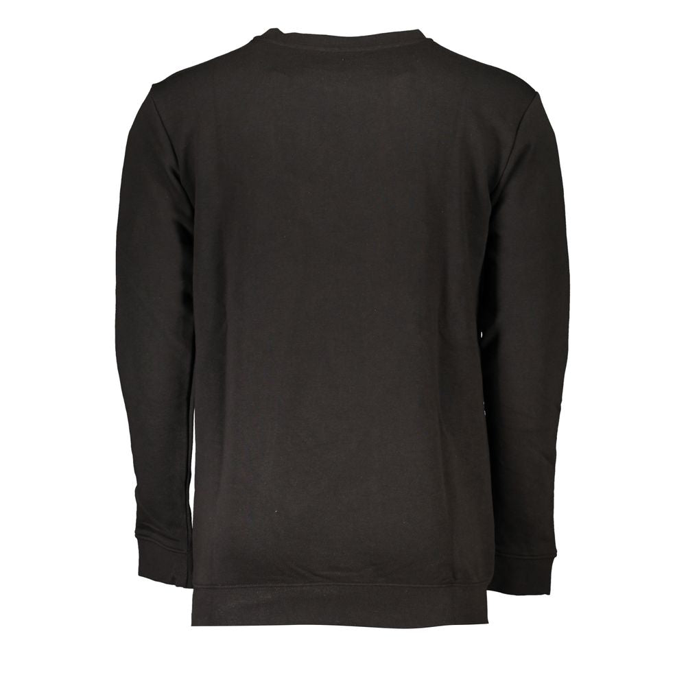 Cavalli Class Black Cotton Sweater