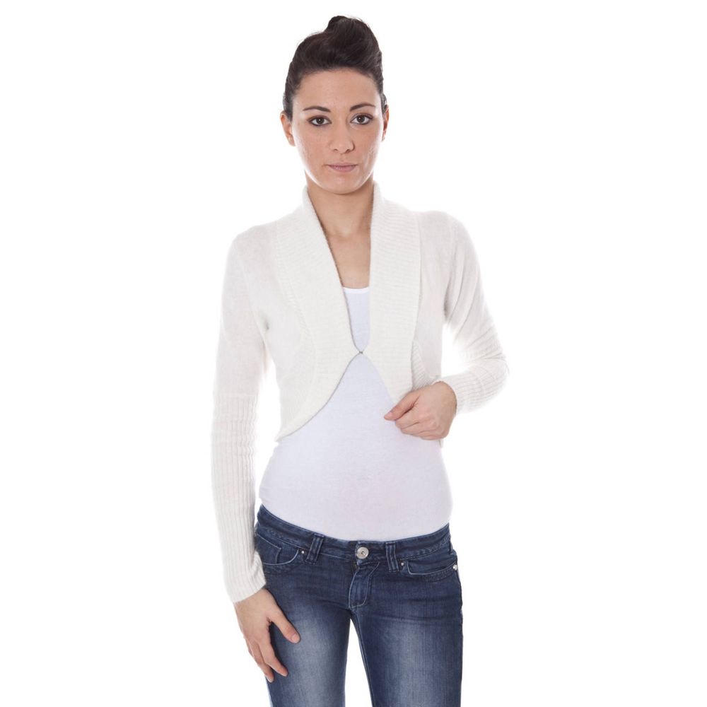 Datch White Wool Sweater