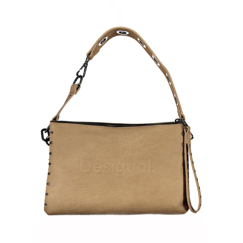 Desigual Beige Polyethylene Handbag