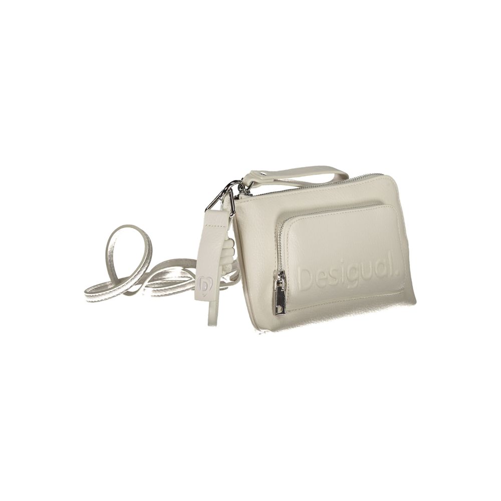 Desigual White Polyethylene Handbag