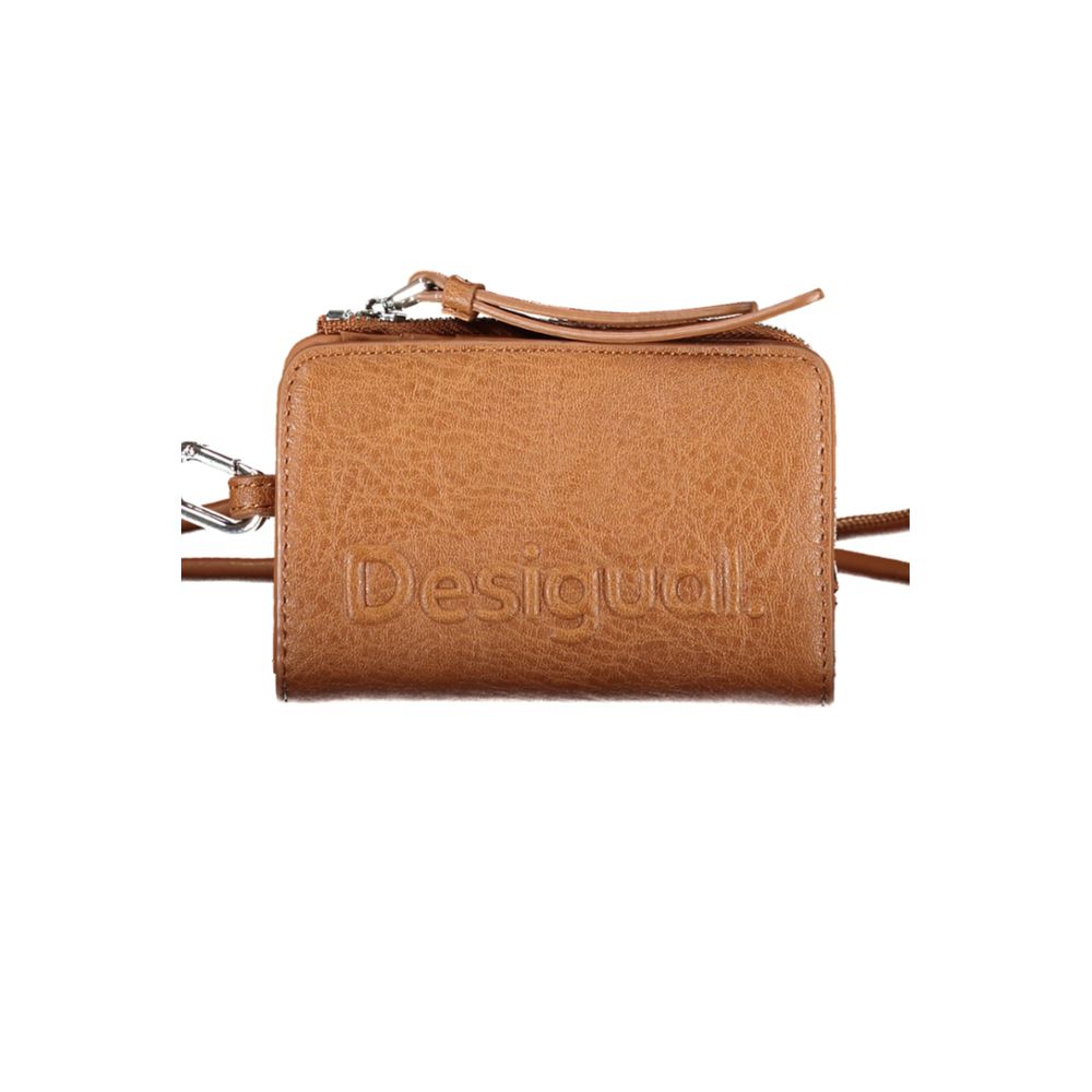 Desigual Brown Polyethylene Wallet