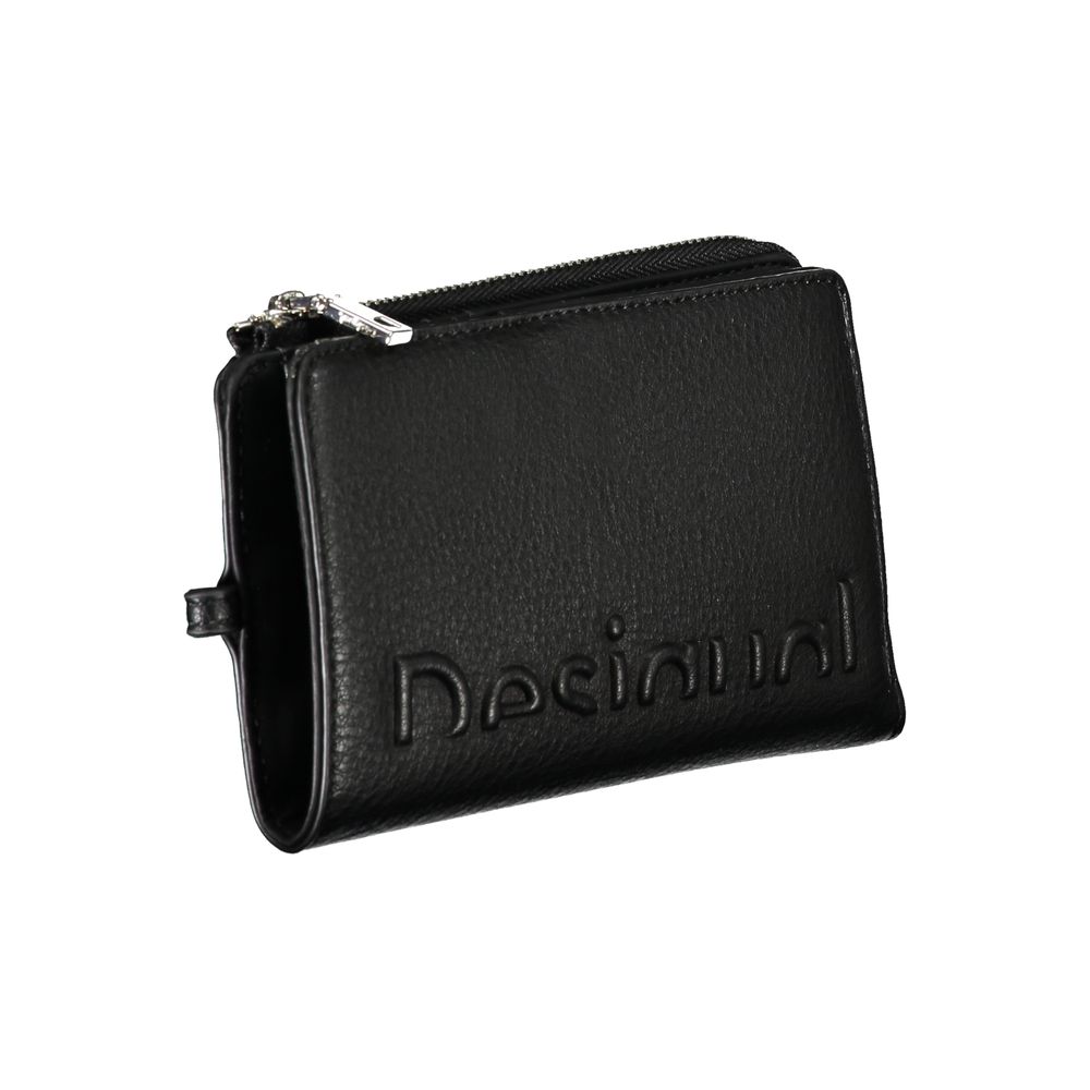 Desigual Black Polyethylene Wallet