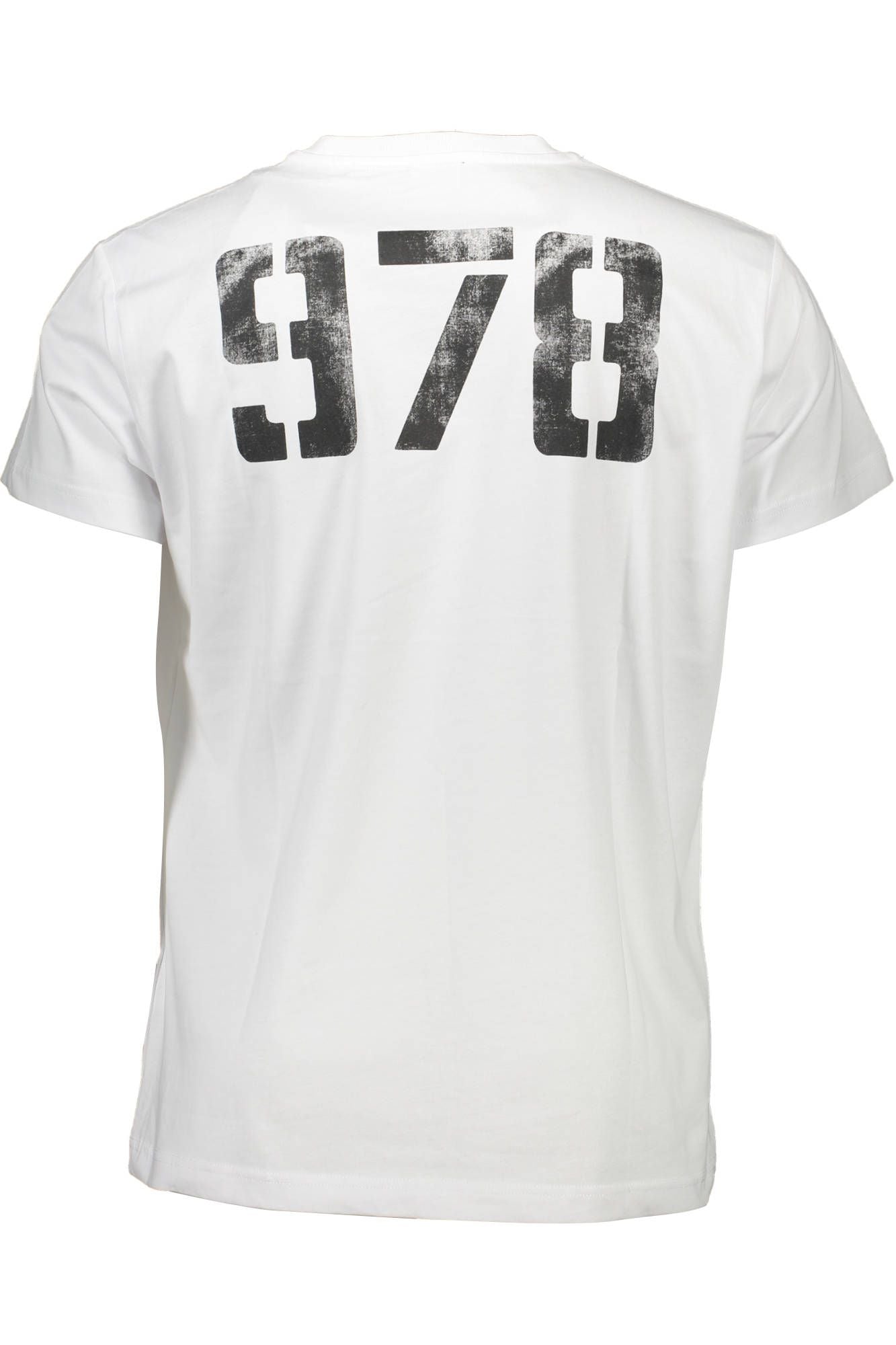 Diesel Sleek White Crew Neck Cotton Tee