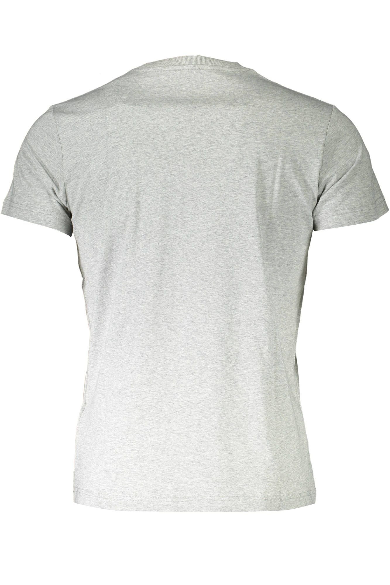 Chic Gray Diesel Short Sleeve Round Neck Tee